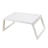 Maxbell Laptop Desk lap Tray Table Folding Laptop Table for Carpet Working White