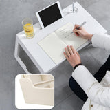 Maxbell Laptop Desk lap Tray Table Folding Laptop Table for Carpet Working White