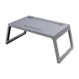 Maxbell Laptop Desk lap Tray Table Folding Laptop Table for Carpet Working Gray