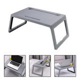 Maxbell Laptop Desk lap Tray Table Folding Laptop Table for Carpet Working Gray