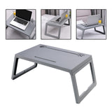 Maxbell Laptop Desk lap Tray Table Folding Laptop Table for Carpet Working Gray