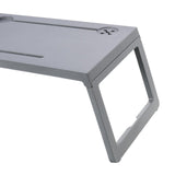 Maxbell Laptop Desk lap Tray Table Folding Laptop Table for Carpet Working Gray