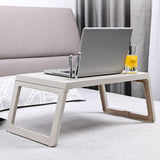 Maxbell Laptop Desk lap Tray Table Folding Laptop Table for Carpet Working beige