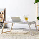 Maxbell Laptop Desk lap Tray Table Folding Laptop Table for Carpet Working beige