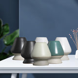 Maxbell Handmade Matcha Whisk Stand Tea Ceremony Teaware for Starter Professional Black and White