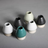 Maxbell Handmade Matcha Whisk Stand Tea Ceremony Teaware for Starter Professional White