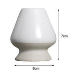 Maxbell Handmade Matcha Whisk Stand Tea Ceremony Teaware for Starter Professional White