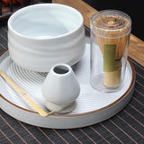 Maxbell Handmade Matcha Whisk Stand Tea Ceremony Teaware for Starter Professional Green