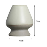 Maxbell Handmade Matcha Whisk Stand Tea Ceremony Teaware for Starter Professional Light Green