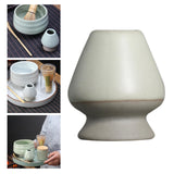 Maxbell Handmade Matcha Whisk Stand Tea Ceremony Teaware for Starter Professional Light Green