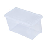 Maxbell clear Storage Boxes with Lid Bins Food Storage for Pantry Shelves