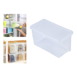 Maxbell clear Storage Boxes with Lid Bins Food Storage for Pantry Shelves