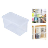 Maxbell clear Storage Boxes with Lid Bins Food Storage for Pantry Shelves