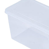 Maxbell clear Storage Boxes with Lid Bins Food Storage for Pantry Shelves