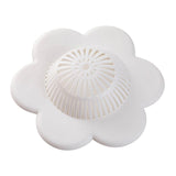 Maxbell Floral Style Shower Drain Covers Simple Drainage for Kitchen Bathroom White