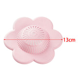 Maxbell Floral Style Shower Drain Covers Simple Drainage for Kitchen Bathroom Pink