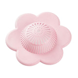 Maxbell Floral Style Shower Drain Covers Simple Drainage for Kitchen Bathroom Pink