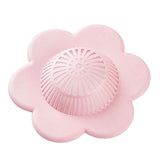 Maxbell Floral Style Shower Drain Covers Simple Drainage for Kitchen Bathroom Pink