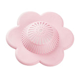 Maxbell Floral Style Shower Drain Covers Simple Drainage for Kitchen Bathroom Pink