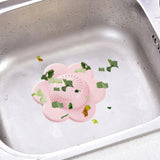 Maxbell Floral Style Shower Drain Covers Simple Drainage for Kitchen Bathroom Pink