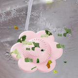 Maxbell Floral Style Shower Drain Covers Simple Drainage for Kitchen Bathroom Pink