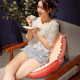 Maxbell Chair Seat Cushion Lazy Sofa Support Pillow for Dining Room Bedroom Crocodile