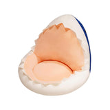 Maxbell Chair Seat Cushion Lazy Sofa Support Pillow for Dining Room Bedroom Blue shark