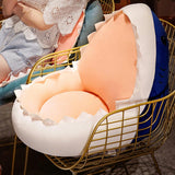Maxbell Chair Seat Cushion Lazy Sofa Support Pillow for Dining Room Bedroom Blue shark