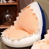 Maxbell Chair Seat Cushion Lazy Sofa Support Pillow for Dining Room Bedroom Blue shark