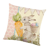 Maxbell 18x18 inch Pillow Covers with Zipper Couch Pillows for Sofa Chair Decoration Bunny