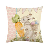 Maxbell 18x18 inch Pillow Covers with Zipper Couch Pillows for Sofa Chair Decoration Bunny