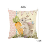 Maxbell 18x18 inch Pillow Covers with Zipper Couch Pillows for Sofa Chair Decoration Bunny