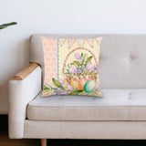 Maxbell 18x18 inch Pillow Covers with Zipper Couch Pillows for Sofa Chair Decoration Flower