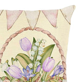 Maxbell 18x18 inch Pillow Covers with Zipper Couch Pillows for Sofa Chair Decoration Flower