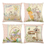 Maxbell 18x18 inch Pillow Covers with Zipper Couch Pillows for Sofa Chair Decoration Flower