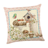 Maxbell 18x18 inch Pillow Covers with Zipper Couch Pillows for Sofa Chair Decoration Yard