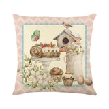 Maxbell 18x18 inch Pillow Covers with Zipper Couch Pillows for Sofa Chair Decoration Yard