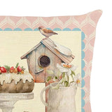 Maxbell 18x18 inch Pillow Covers with Zipper Couch Pillows for Sofa Chair Decoration Yard