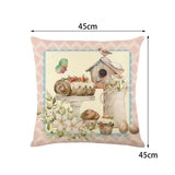 Maxbell 18x18 inch Pillow Covers with Zipper Couch Pillows for Sofa Chair Decoration Yard