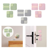 Maxbell 3Pcs Wall Protectors Door Stopper Durable Simple for Chair Back Doorknobs Green