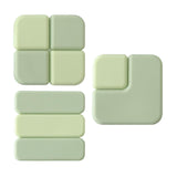 Maxbell 3Pcs Wall Protectors Door Stopper Durable Simple for Chair Back Doorknobs Green