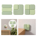 Maxbell 3Pcs Wall Protectors Door Stopper Durable Simple for Chair Back Doorknobs Green