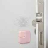 Maxbell 3Pcs Wall Protectors Door Stopper Durable Simple for Chair Back Doorknobs Pink