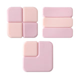 Maxbell 3Pcs Wall Protectors Door Stopper Durable Simple for Chair Back Doorknobs Pink