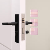 Maxbell 3Pcs Wall Protectors Door Stopper Durable Simple for Chair Back Doorknobs Pink