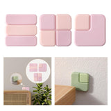 Maxbell 3Pcs Wall Protectors Door Stopper Durable Simple for Chair Back Doorknobs Pink