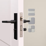 Maxbell 3Pcs Wall Protectors Door Stopper Durable Simple for Chair Back Doorknobs Gray