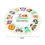 Maxbell Kids Rug Decoration Children Play Mat Round for Children Tents Bedroom