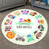 Maxbell Kids Rug Decoration Children Play Mat Round for Children Tents Bedroom