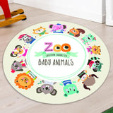 Maxbell Kids Rug Decoration Children Play Mat Round for Children Tents Bedroom
